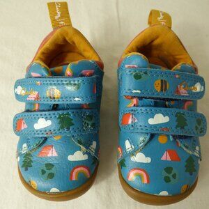 Clarks x Frugi Leather First Walkers, Size 3.5 Wide